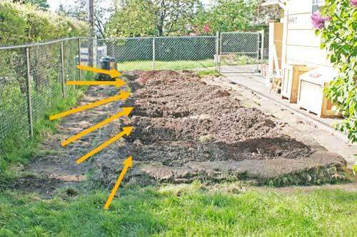 Mounded Raised Beds