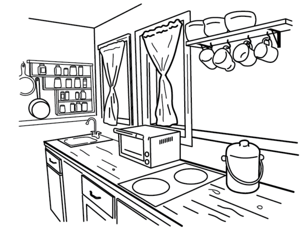 小房子指导小房子厨房
