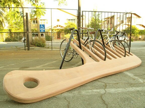 梳子形状的自行车架