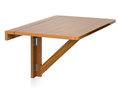 可折叠的桌子，推荐用于小房子的厨房