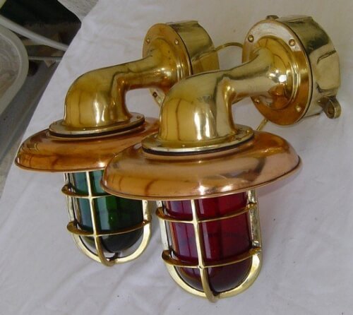 Port & Starboard Nautical Outdoor Sconces