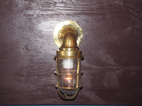 Vintage Nautical Outdoor Sconce