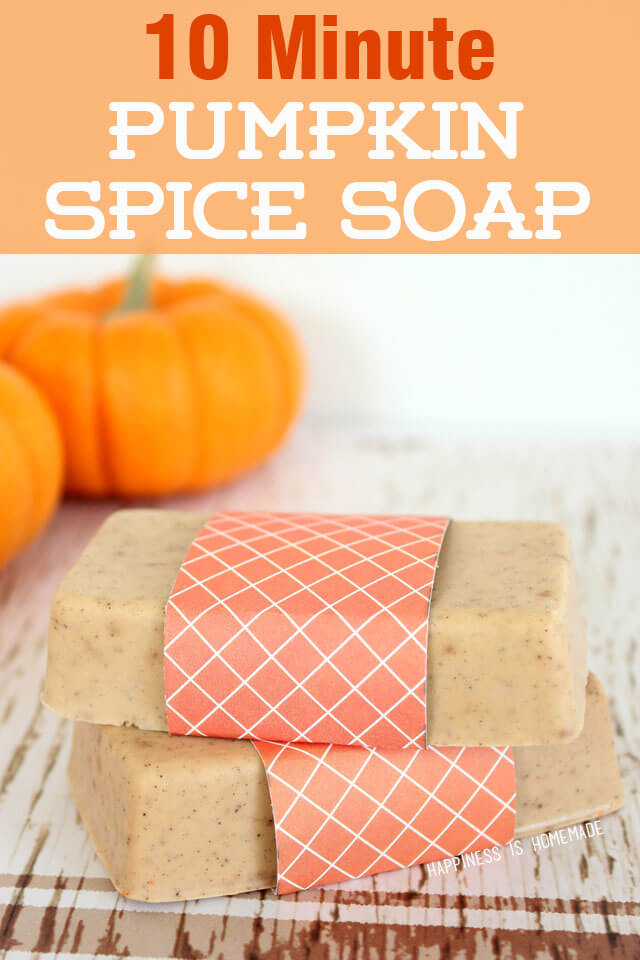 10-Minute Pumpkin Spice Soap