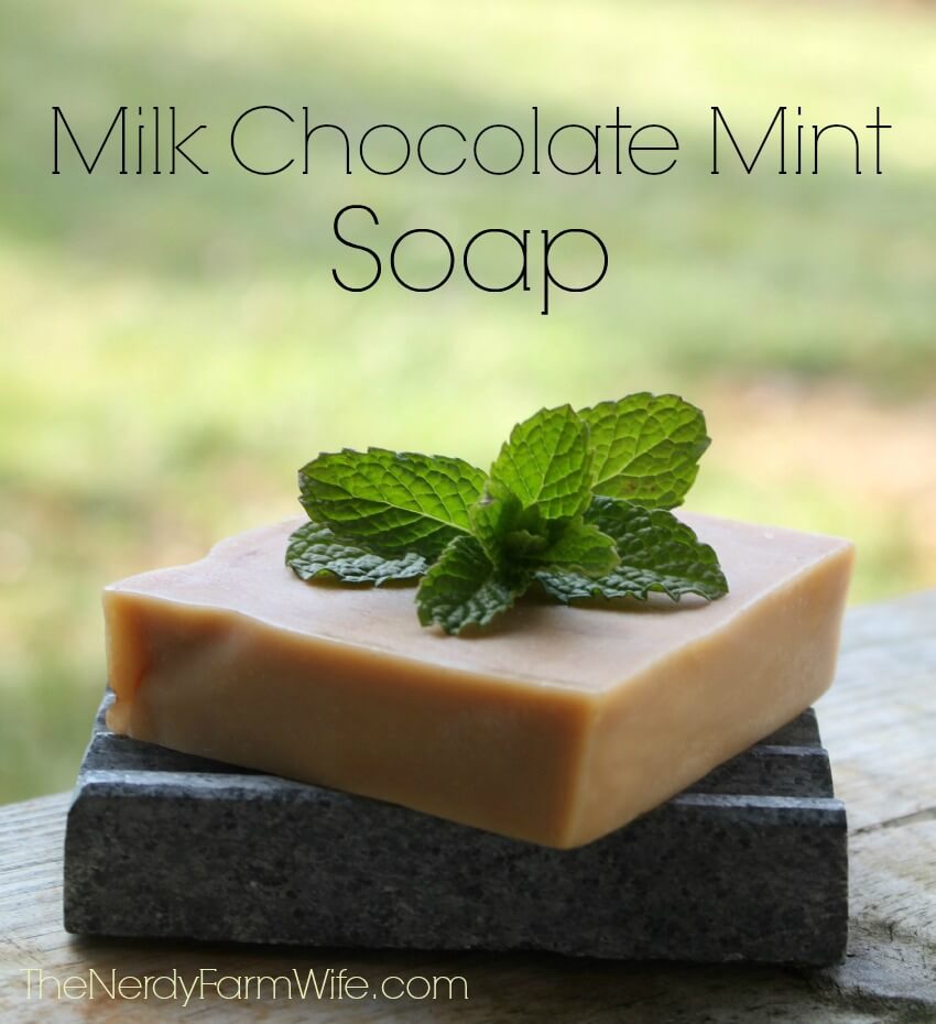 Milk Chocolate Mint Soap