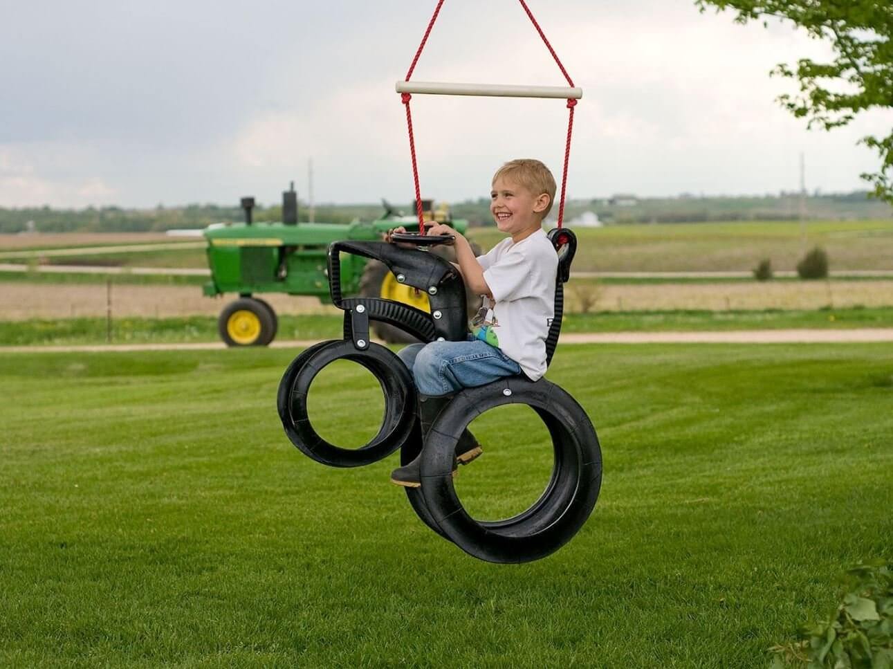 Tractor Recycled Tire Swing