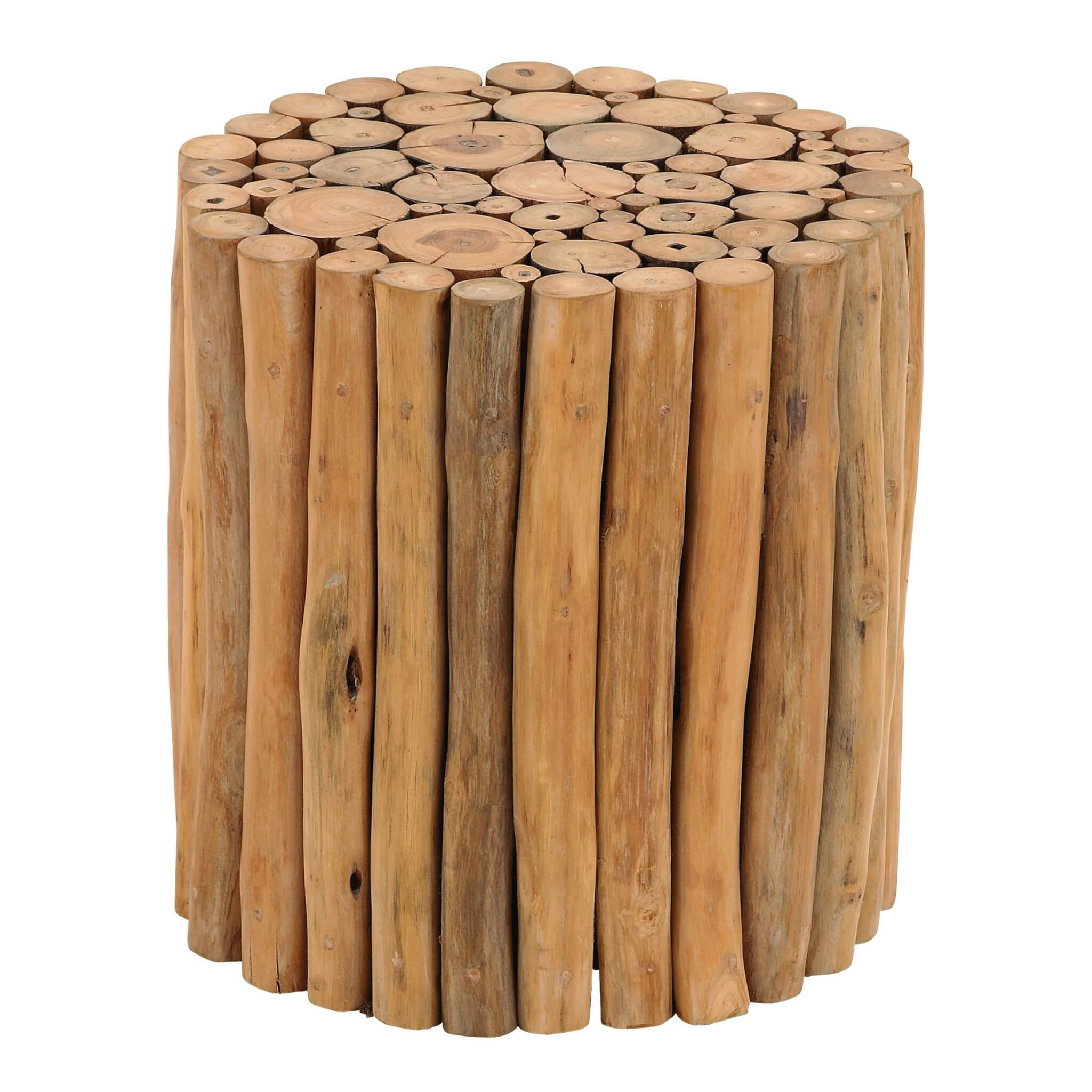 Woodpile Stick Stool