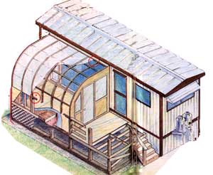 活动房屋温室转换