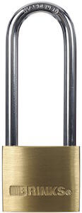 布林克161 - 42001 1-9:16-Inch 40毫米固态铜挂锁与2.5英寸的卸扣