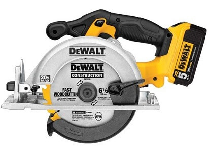 dewalt yellow 20v circular saw