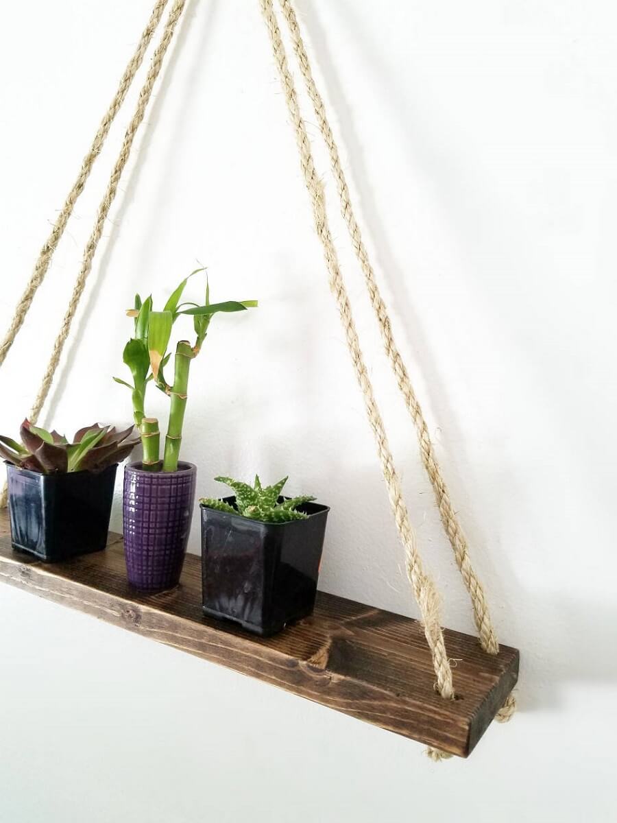 Floating Shelf With Rope