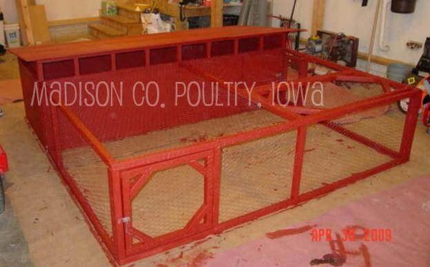 Traditional Red Chicken Tractor Plans