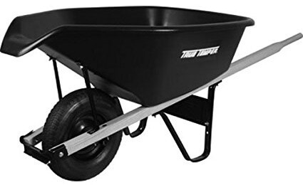 ames brand black wheelbarrow