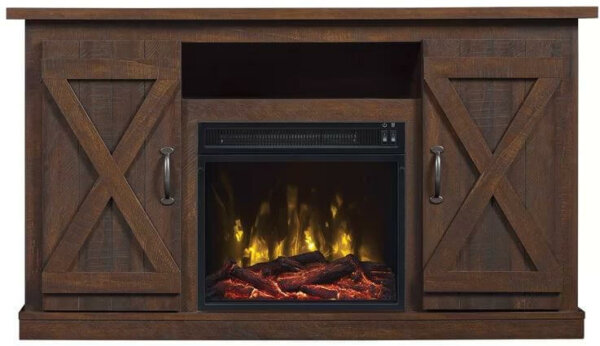 farmhouse style electric fireplace
