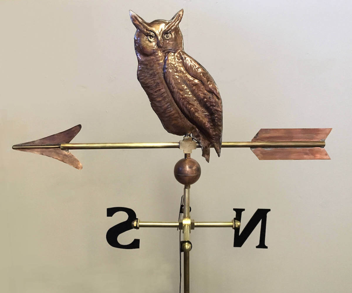 Great Horned Owl Weathervane