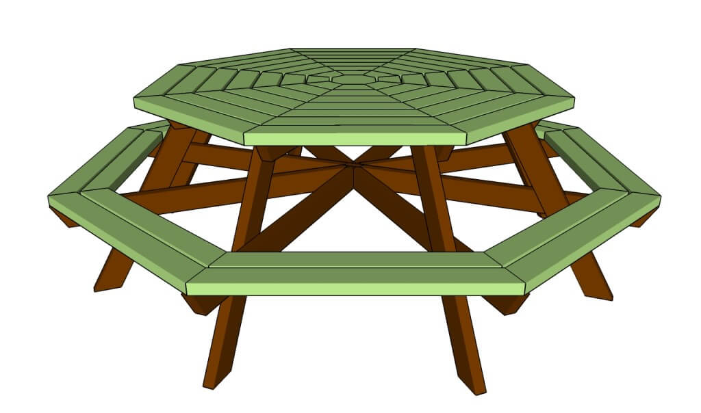 Advanced Octagon Picnic Table Plans