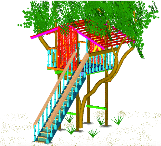 advanced tree house plans