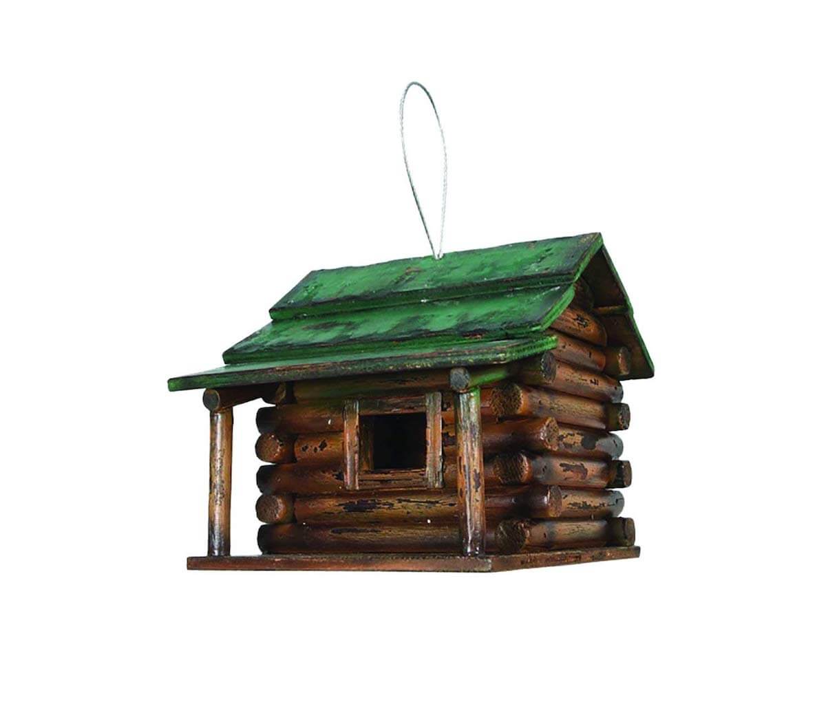 Log Cabin Bird House