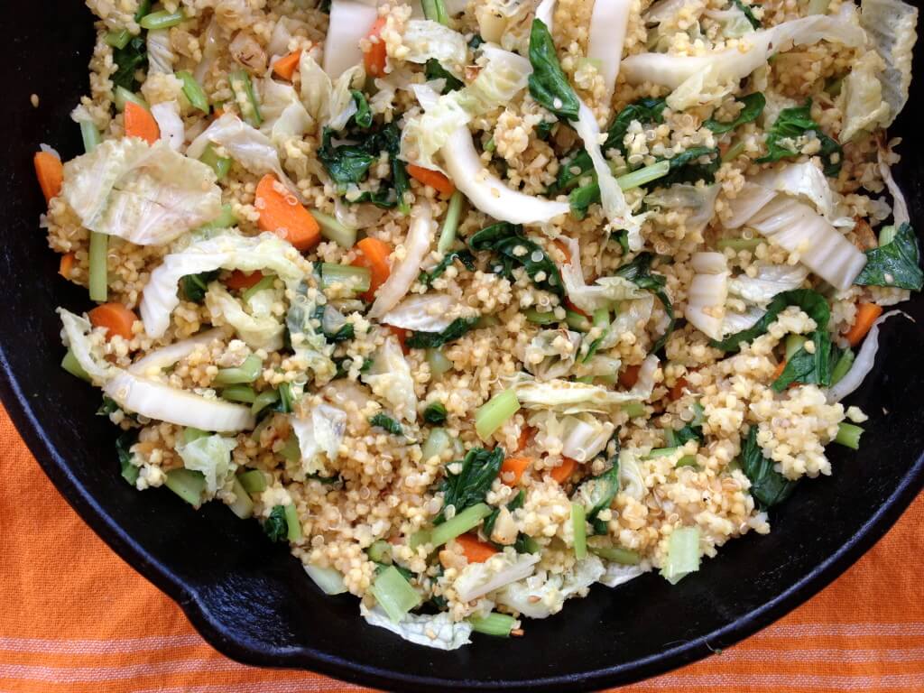 millet fried rice healthy grains