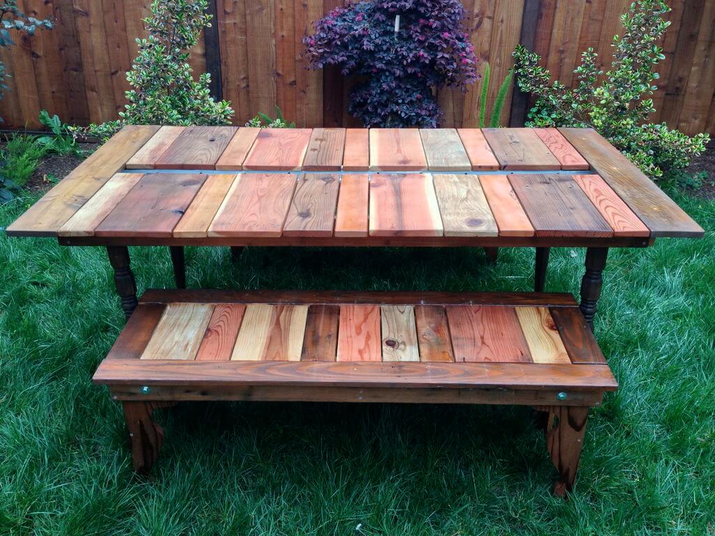 Reclaimed Wood Picnic Table Plans