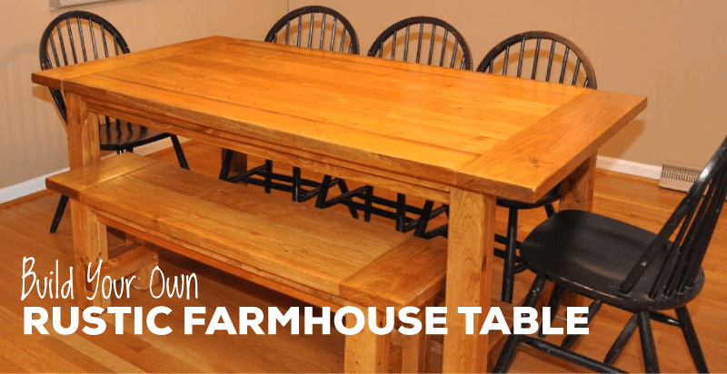 Farmhouse Table Plans With Detailed Instructions