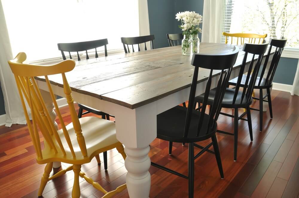 Traditional Farmhouse Dining Table Plans