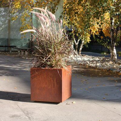 Rusted Patina Finished Large Planter