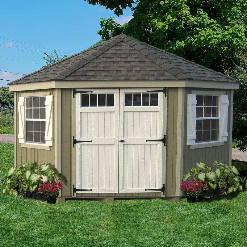 10' x 10' Colonial Storage Shed