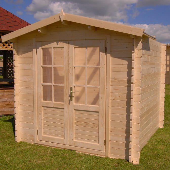 Log Cabin Style Storage Shed