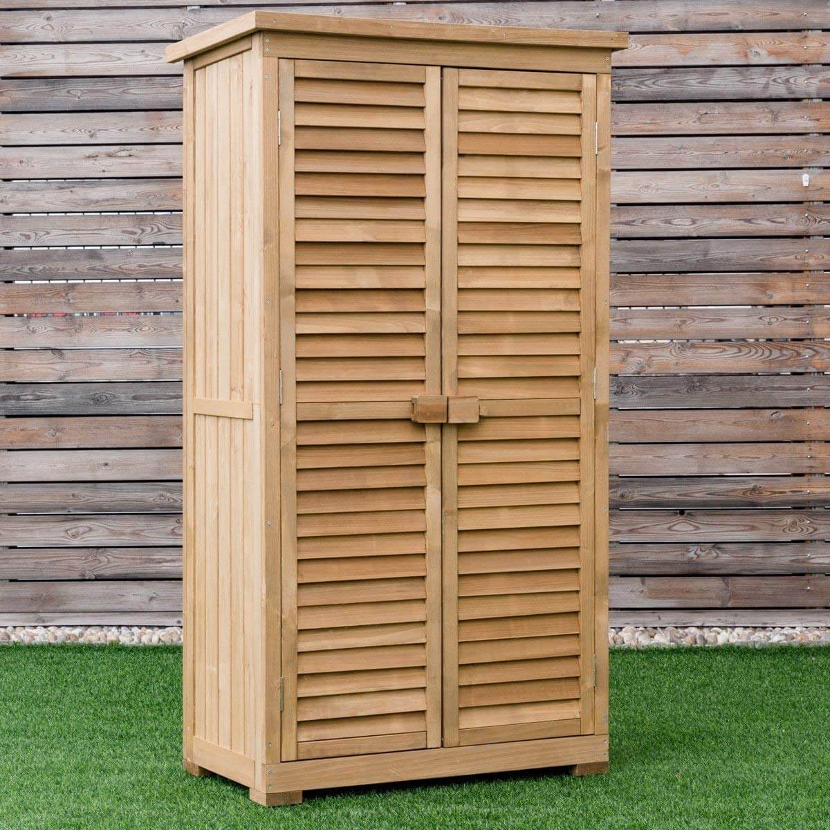 Shutter Style Vertical Storage Shed
