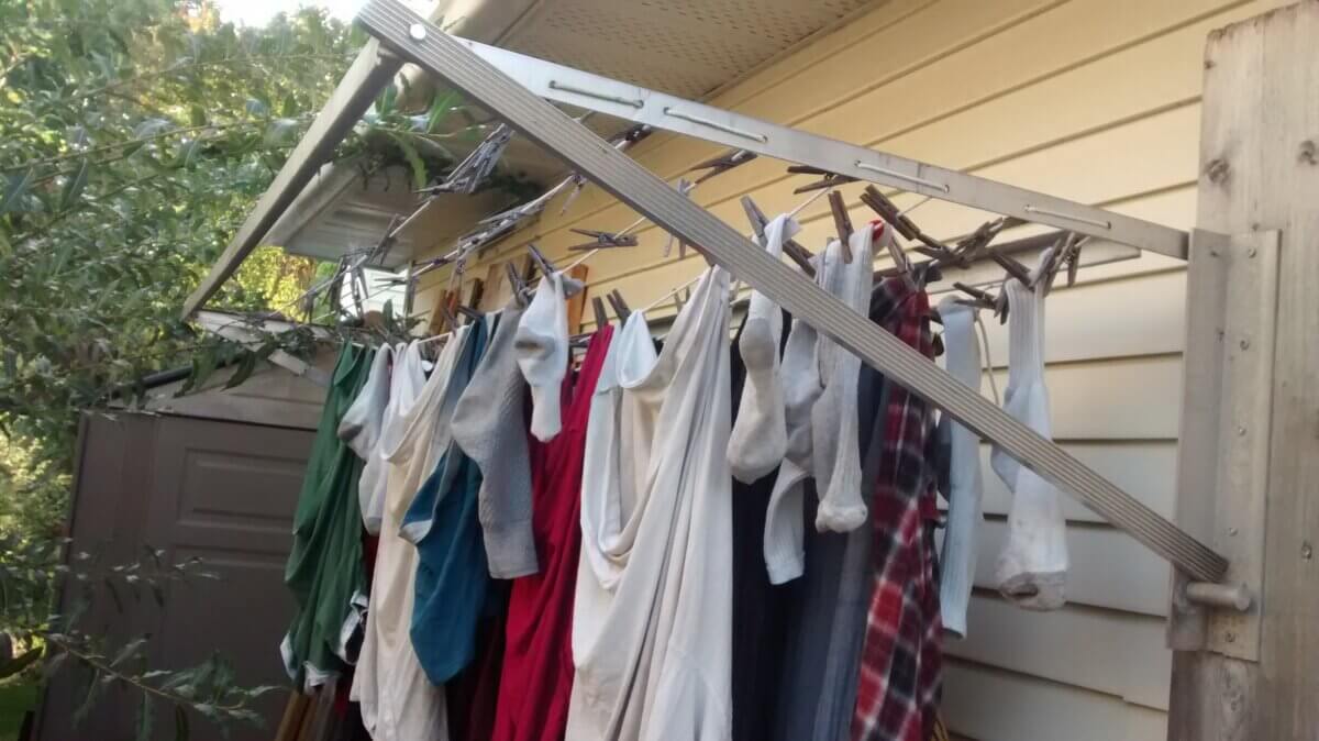 foldable clothesline
