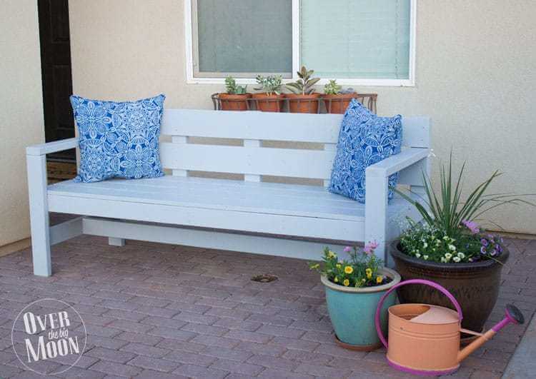 front porch garden bench