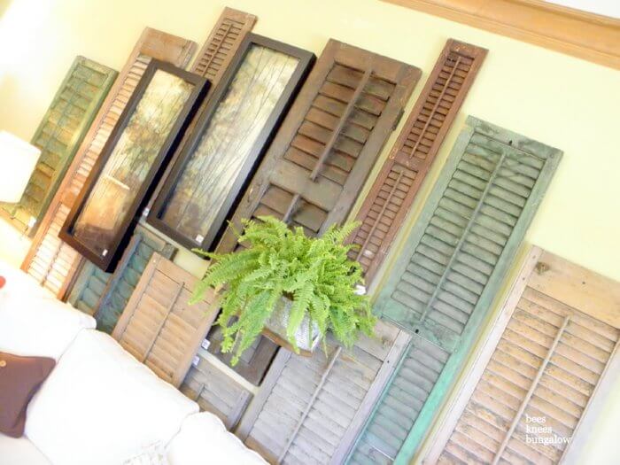 recycled shutters